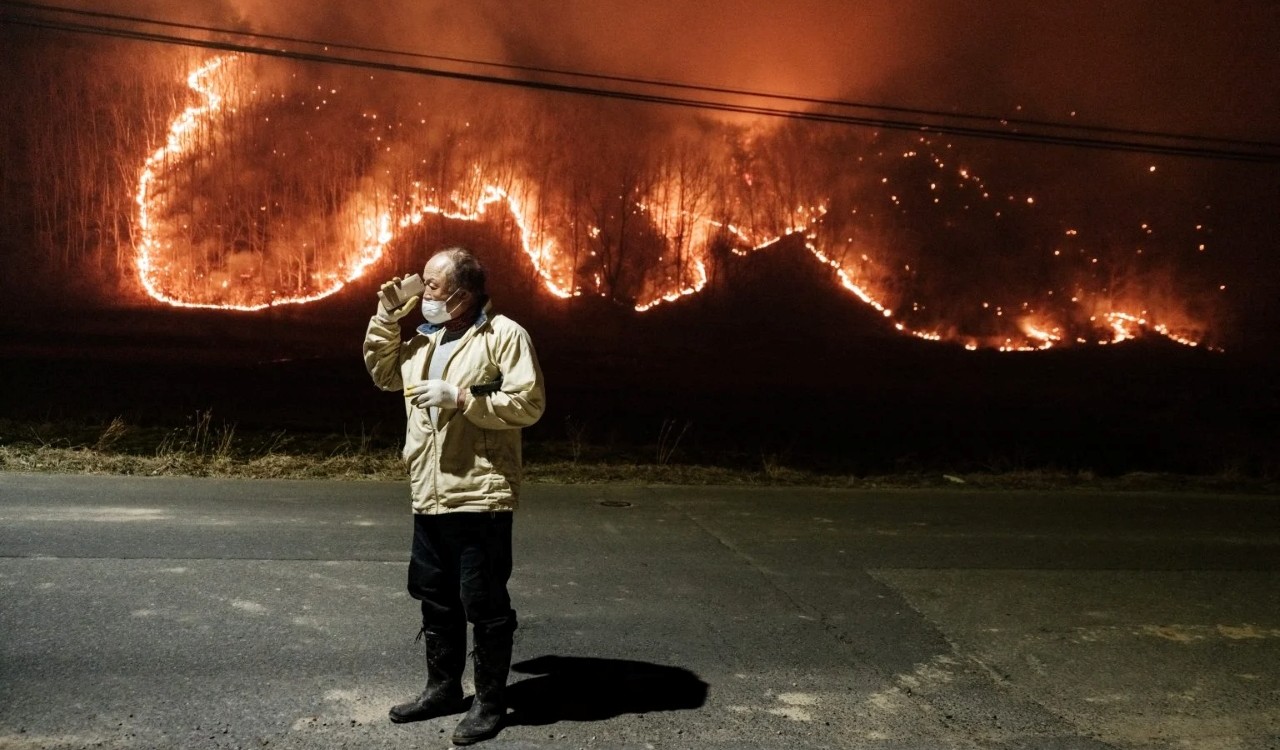 Güney Kore’de Yıkıcı Yangınlar: Andong Alevlere Teslim!